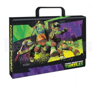 Starpack Art.297920 Ninja Turtles Картонный портфель с ручкой  А4