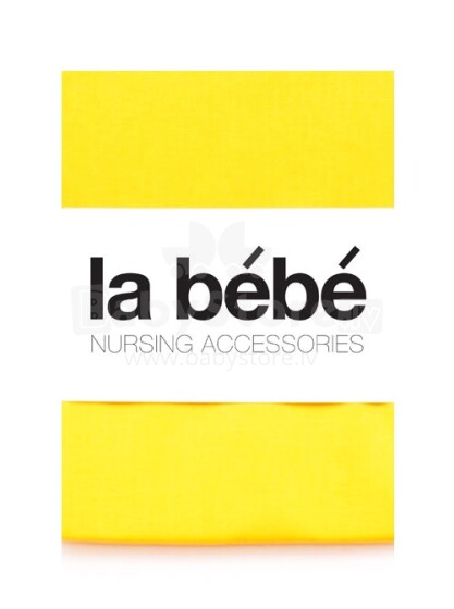 La Bebe™ Satin 75x75 Art.81624 Yellow Хлопковая пеленочка для малышей 75x75 см