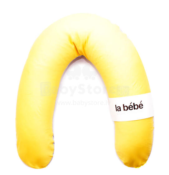 La Bebe™ Rich Maternity Pillow Art.81677 Pearl Lemon Nursing Pillow 30x104 cm