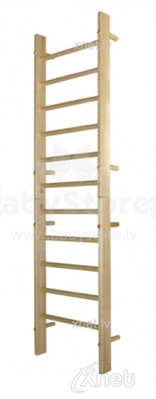 Laipiojimo stovas Art.008857 Švediški sieniniai mediniai laiptai 250 cm