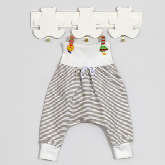 „Vilaurita Art.489“ „Gee Zoo Cotton“ kūdikių kelnės su plačiu diržu
