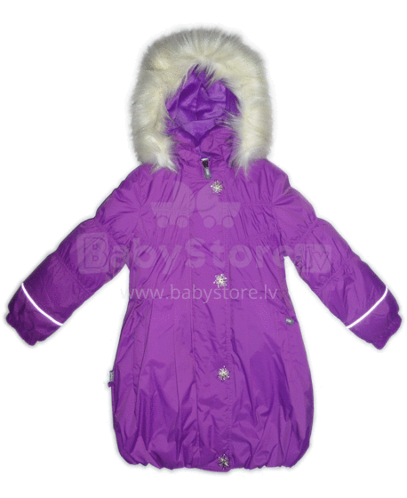 LENNE 15334/362 „Stella“ vaikų šiltas žieminis šilto striukės paltas (110 cm.)