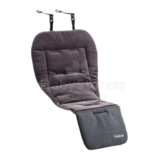 „Emmaljunga '17“ minkštų sėdynių kilimėliai Art. 62609 „Lounge Grey“ minkštas įdėklas vežimėliui