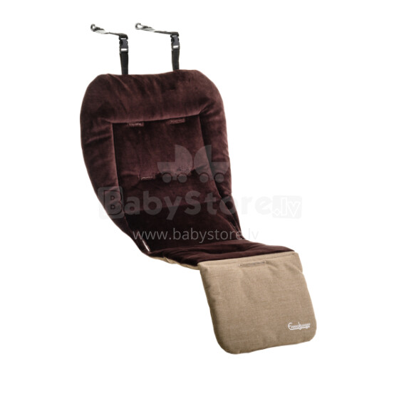 „Emmaljunga '17“ minkštų sėdynių kilimėliai Art. 62611 „Lounge Beige“ minkštas įdėklas vežimėliui