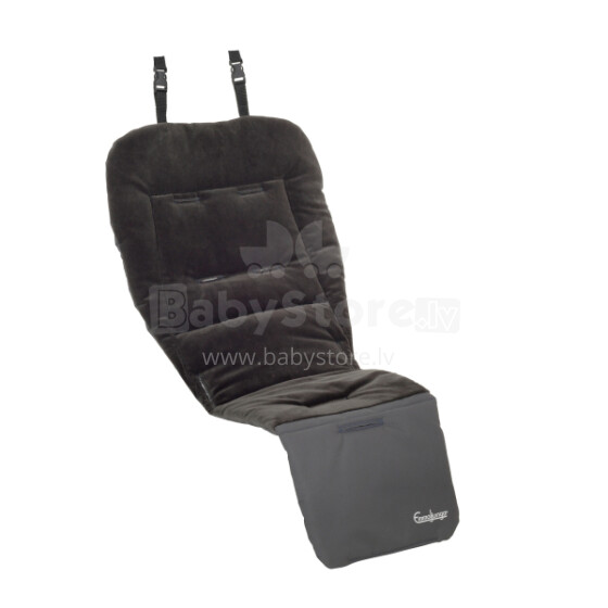 „Emmaljunga '17“ minkštų sėdynių kilimėliai Art. 62624 Tamsiai pilkas minkštas įdėklas vežimėliui