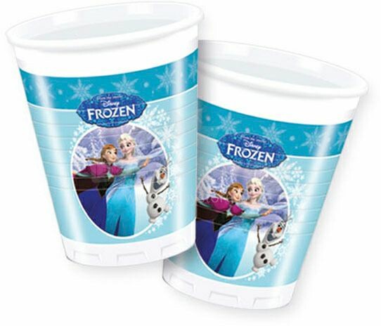 Procos Frozen Party Art.86621 Plastikiniai akiniai 200ML (8vnt)