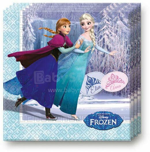Procos Frozen Party Art.86646  Бумажные Салфеточки для праздника 20 шт.