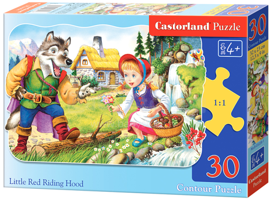 Castorland Art.003006 Classic Kids puzzle Bērnu puzle kastītē - 30 elementi