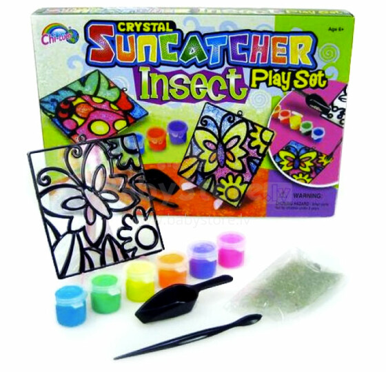 Edu Fun Toys 21331 Создайте свой собственный мозаичный витраж Бабочки