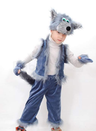 „Constec-Prod“ 69339 pūkuotas vaikiškas karnavalinis kostiumas „Vilkas“