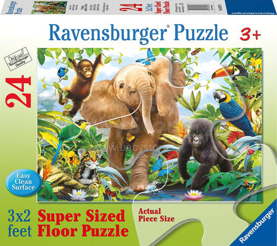 Ravensburger  Jungle Juniors Puzles, 24 gb.