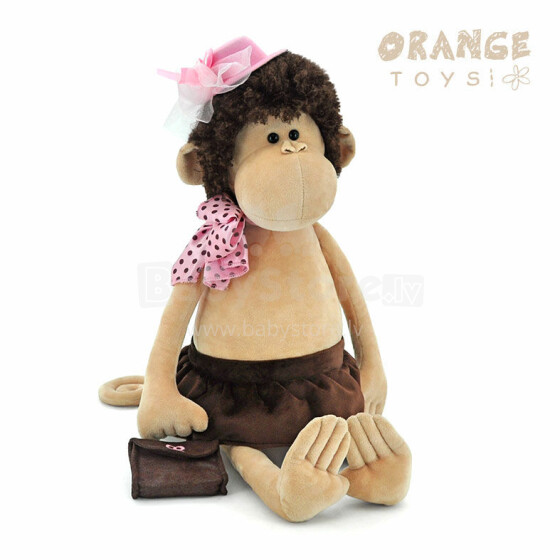 Oranžiniai žaislai 5012/25 minkštas žaislas beždžionė Lizzie (25cm)