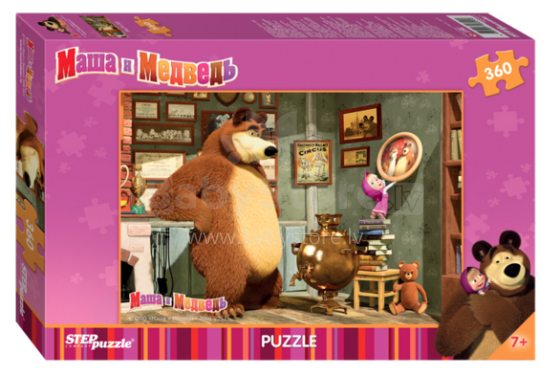 Step Puzzle Art.96020 puzzle Masha and the Bear 360