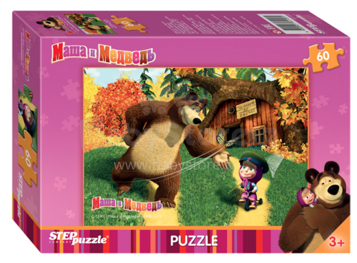 Step Puzzle Art.81120 Classic Пазл Маша и Медведь 60шт.