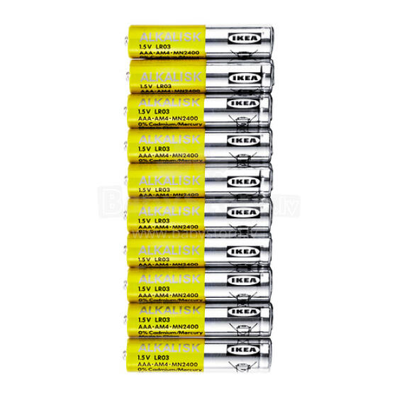 Made in Sweden Art.802.405.05 Alkalisk Alkaline battery LR03 1.5V