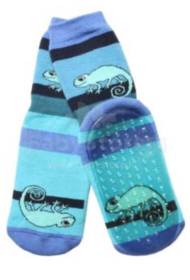 Weri Spezials Art.83077 Bērnu zeķītes ar ABS (neslīpas) blue