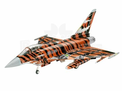 Revell Art.03970R Eurofighter Typhoon Bronze Tiger Saliekams plastmasas lidmašīnas modelīs 1/144
