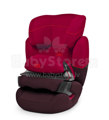 „Cybex '17“ Aura plk. „Rumba Red“ Naujoviška, ypač saugi vaikiška kėdutė vaikams (9-36 kg)