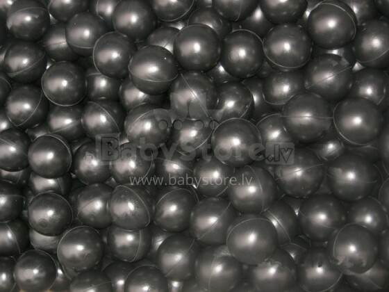 Mėlynojo kaspino sausi baseino kamuoliukai juodi 006463 baseino kamuoliukai - juodi Ø 6 cm, 500 vnt.