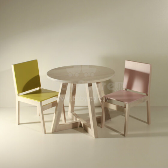 „Tilibs“ ir „Lacis“ menas. G 2 Medinis stalas (spalva: smėlio spalvos)