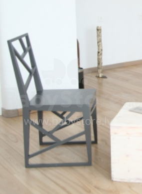 „Tilibs“ ir „Lacis“ menas. KFH1 Medinė kėdė (spalva: Natūrali)