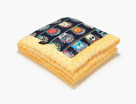 La Millou Art. 83423 Infart Blanket Indian Zoo Sunshine