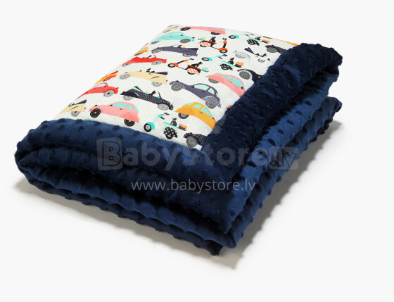 La Millou Art. 83426 Infart Blanket La Mobile Navy Высококачественное детское двустороннее одеяло от Дизайнера Ла Миллоу (65x75 см) 