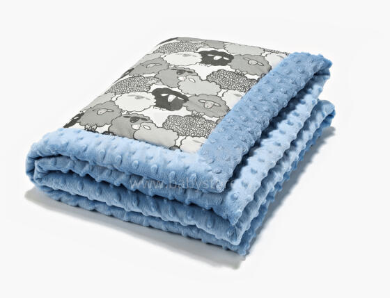 La Millou Art. 83429 Infart Blanket Graphite Sheep Family Sky