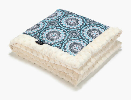 La Millou Art. 83446 Infart Blanket Mosaic Ecru