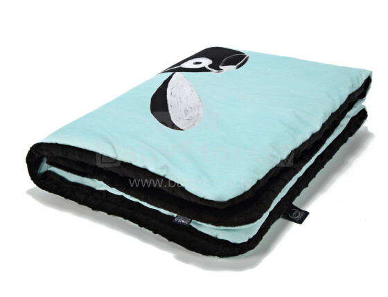 La Millou Art. 83454 Toddler Blanket Follow Me Black Высококачественное детское двустороннее одеяло от Дизайнера Ла Миллоу (80x100 см)