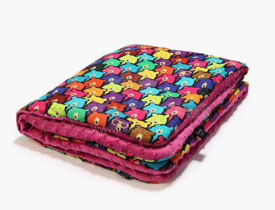La Millou Art. 83457 Toddler Blanket Jelly Bears Raspberry