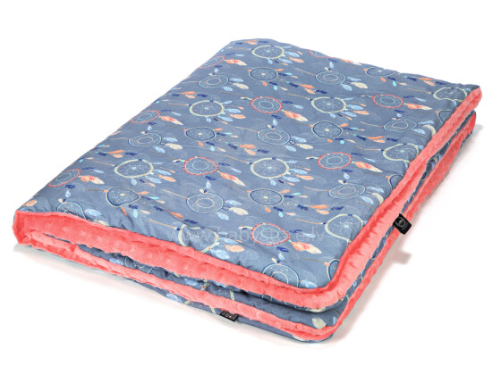 „La Millou“ menas. 83468 „Toddler“ antklodė „Dream Catcher Coral Premium“ kokybės dvipusė antklodė (80x100 cm)