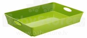 „Rotho Basket Living C4“, 250003, smėlio dėžė, žalia 37,5x26,6x6cm