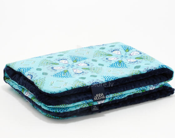 La Millou By Anna Mucha Art. 83492 Toddler Blanket Indigo Navy