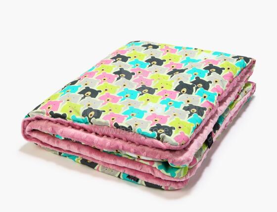 La Millou Art. 83507 Preschooler's Blanket Polar Bears Dusty Rose
