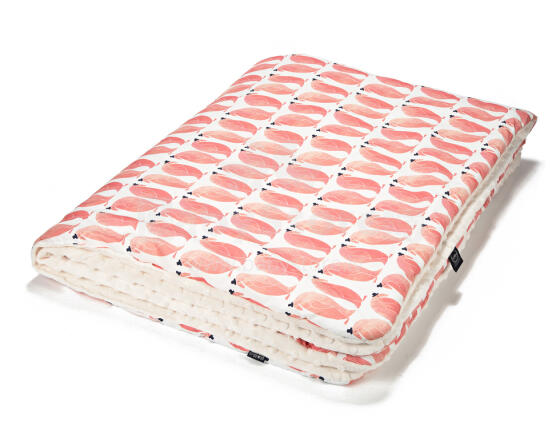 La Millou Art. 83520 Preschooler's Blanket Dream Penguin Pepe Ecru