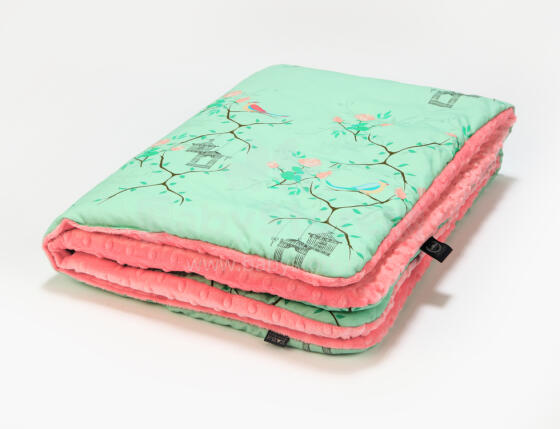 La Millou By Magdalena Rozczka Art. 83528 Preschooler's Blanket Maggie Rose Mint Coral