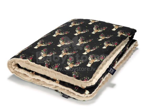 La Millou By Katarzyna Zielinska Art. 83485 Toddler Blanket Oh My Deer Latte