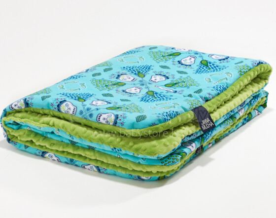 „La Millou“ autorė Anna Mucha Art. 83489 Toddler antklodė „Indigo Premium“ dvipusė antklodė (80x100 cm)