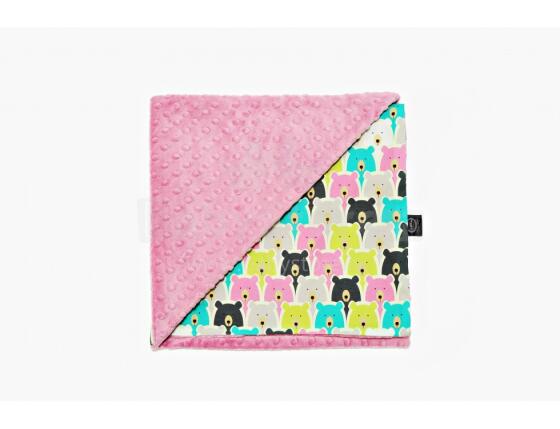 La Millou Art. 83545 Light Blanket M Polar Bears Dusty Rose