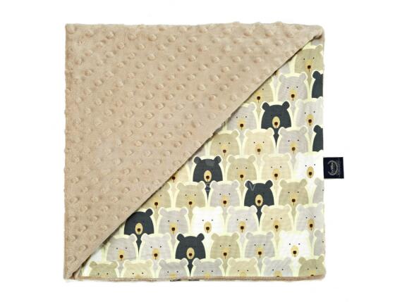 La Millou Art. 83548 Light Blanket M Pure Bears Latte