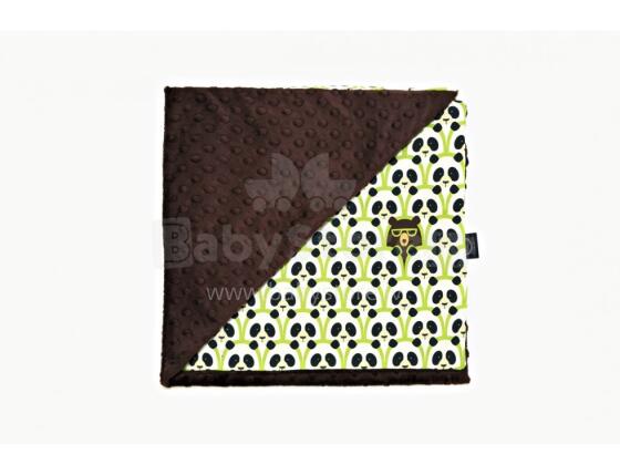La Millou Art. 83551 Light Blanket M Panda Gang Chocolate