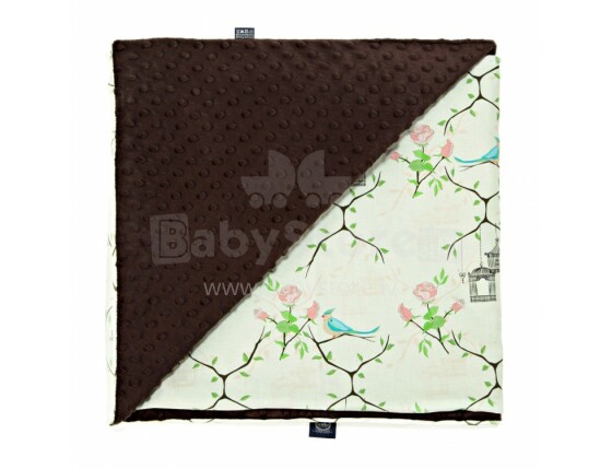 La Millou Art. 83561 Light Blanket L Maggie Rose Vanilla Chocolate Высококачественное детское двустороннее легкое одеяло (110x140 см)