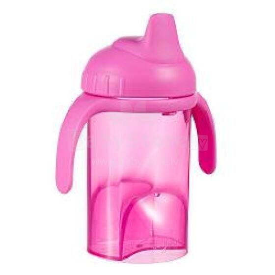 Difrax Art.704 Pink NEW Non-spill cup with soft 250 ml