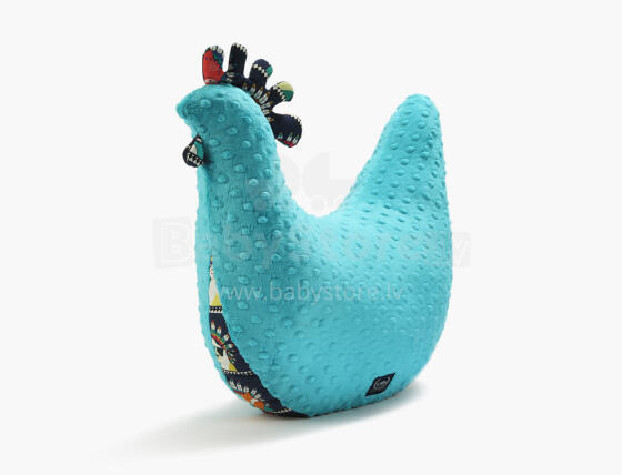 La Millou Art. 83893 Grandma Dana's Hen Large Teal Indian Zoo