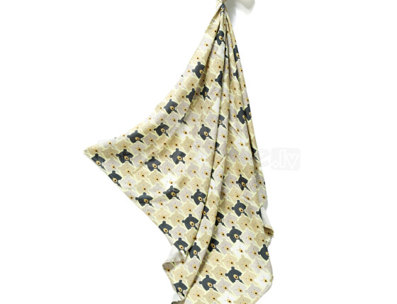La Millou Art. 83934 Bamboo Wrap Me Up Blanket Pure Bears Высококачественное детское одеяло из бамбука (120x100 см)