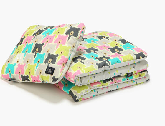 La Millou Art. 84016 Bedclouthes S Polar Bears&Grey Diamonds