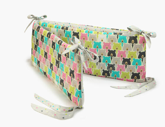 La Millou Art. 84063 Bed Bumper Polar Bears&Grey Diamonds