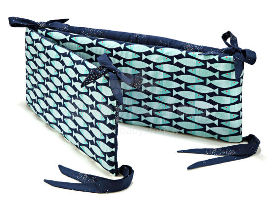 La Millou Art. 84073 Bed Bumper Fish&Confetti Navy