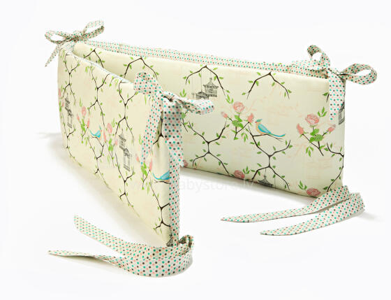 La Millou By Magdalena Rozczka Art. 84075 Bed Bumper Maggie Rose Vanilla&Dots